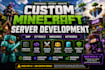 create and develop a complete minecraft server