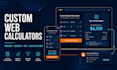 build a custom web calculator or interactive client tool
