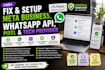 setup meta business verification whatsapp API setup and tech provider fix
