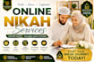 provide professional online nikah service