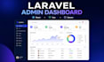 build a custom admin dashboard with laravel and react or vue