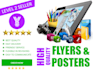 create awesome flyer or poster
