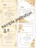 do event layouts, invitations, souvenir stickers, keychains