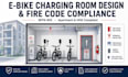 multi family apartment e bike charging room design with fire code compliance