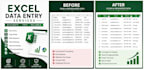 do excel data entry, copy paste, web research and data cleaning