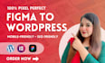 convert figma to elementor or figma to wordpress website