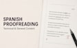 proofread and edit spanish technical content