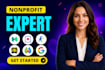 develop nonprofit website on wix for grants and donations
