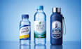 create water bottle label and  juice label design