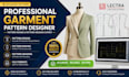 create professional garment patterns, grading and size charts