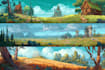 design amazing fantasy landscape
