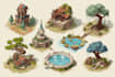 design amazing fantasy landscape art