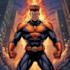 superhero character for comics