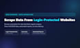 scrape data from login protected websites with browser automation