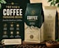 design premium coffee packaging coffee bag and coffee label