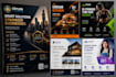 design a professional business flyer for your brand