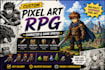 create pixel art rpg character and game sprites
