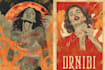draw artwork with vintage illustration style