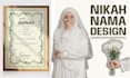 design a luxury nikah nama for your wedding