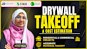 do drywall framing takeoff and cost estimation