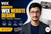 design and develop a professional wix website