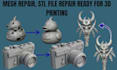 do reverse engineering, stl file modification 3d scan cleanup, cad  for 3d print
