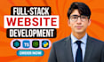 do custom website development using react and nestjs