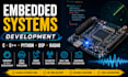 develop embedded systems software in c, python, and dsp