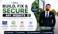 build any website and remove malware