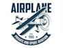 design a professional modern airplane logo