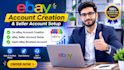 do ebay account creation and seller account setup
