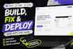 build or fix lovable, replit, base44 web apps
