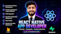 develop react native mobile app for android and ios with firebase
