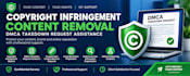 assist with copyright infringement content removal requests