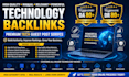skyrocket rankings with tech backlinks and tech guest post