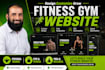 design a responsive workout and personal fitness website