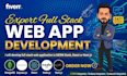 develop full stack web application in mern stack, react or next js