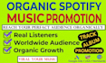 do professional spotify music promotion for organic listeners
