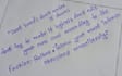 do professional handwriting note
