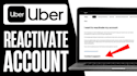 help reactivate your uber, amazon flex and spark account