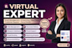 develop a virtual assistant workflow on google sheets for organized tasks