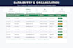 do data entry and data cleaning