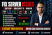 setup and secure your linux server