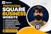 build business square website design or square online store