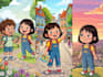 illustrate consistent character and book layout for children book