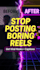 edit reels with viral hooks captions and trending effects