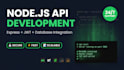 build a node js express rest API with jwt auth and database