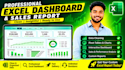 create a professional excel dashboard and sales report