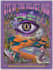 create a cartoon psychedelic and surreal illustration