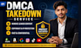 , send dmca takedown notices to remove leaked content